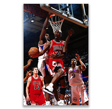 Michael Jordan Kanvas Tablo