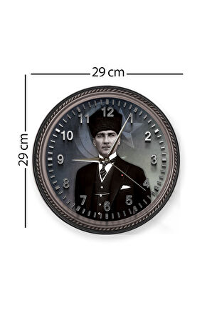 Atatürk Duvar Saati - 29 cm