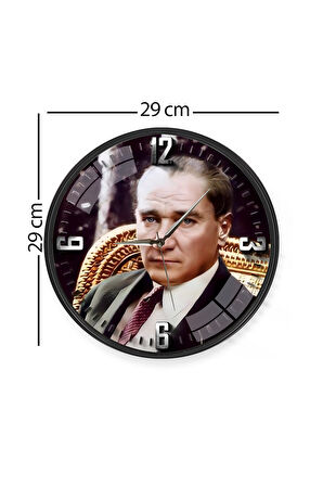 Atatürk Duvar Saati - 29 cm