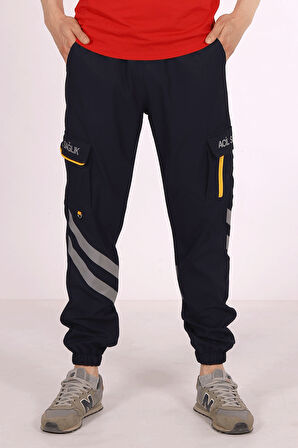 Lacivert Jogger Paça Likralı 112 Acil Sağlık Pantolonu Unisex