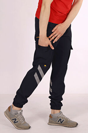 Lacivert Jogger Paça Likralı 112 Acil Sağlık Pantolonu Unisex