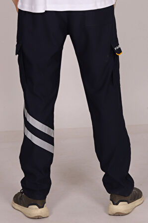 Lacivert Likralı Paramedik Pantolonu Unisex