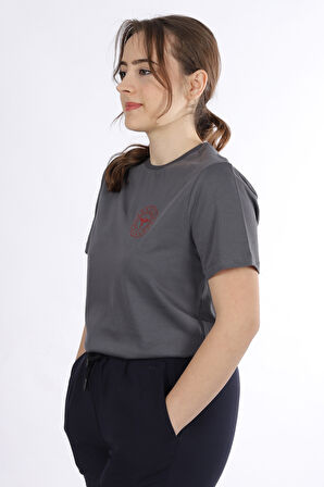 Gri 112 Acil Sağlık Bisiklet Yaka Tişört Unisex