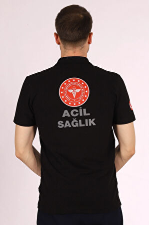 112 Acil Sağlık Polo Yaka Tişört Unisex