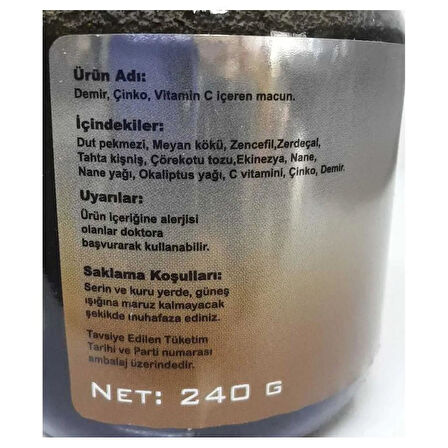 Baykara Meyan Kökü Macunu 240 gr