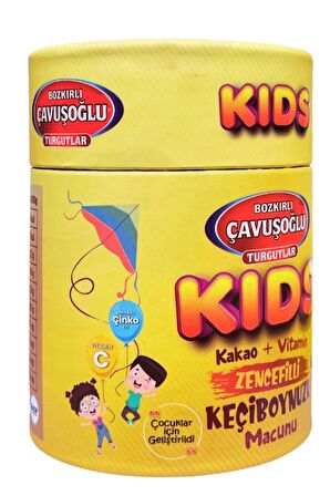 Kids Çocuklar İçin Özel Zencefilli Pekmez Bal ve Vitamin Katkili Kakaolu Macun 240g 