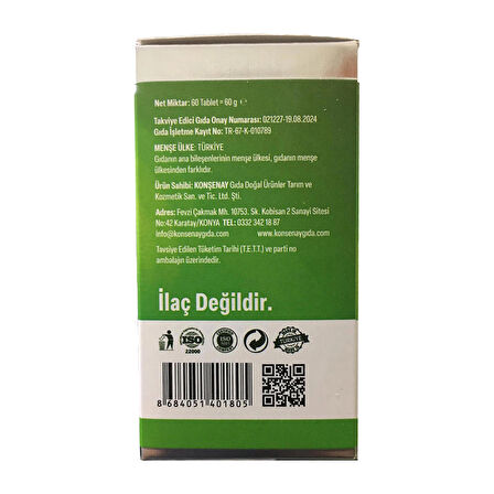 Alftamin Ginkgo Biloba ve B12 İçeren Takviye 1100 mg 60 Tablet