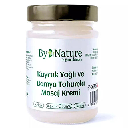 Bynature Kuyruk Yağı Kremi ( Bamya Tohumlu) 100 ML