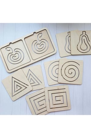 Montessori 2 El Çizgi Çalışması Ve Ince Motor Beceri Geliştirici Oyun