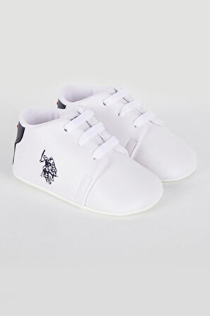 U.S. Polo Assn Comfortable Beyaz Erkek Bebek Ayakkabı