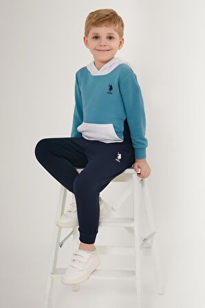 US1507 - K.Kahve - U.S. Polo Assn. Erkek Çocuk Eşofman Takımı