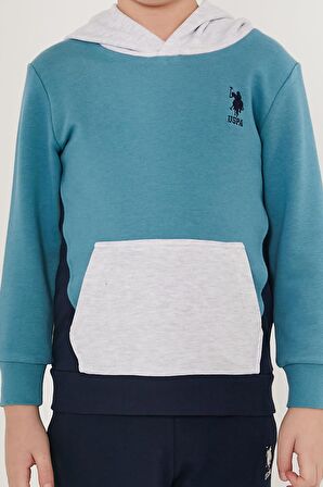 US1507 - K.Kahve - U.S. Polo Assn. Erkek Çocuk Eşofman Takımı