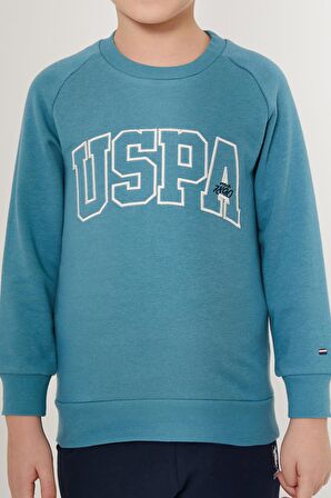 US1509 - Petrol - U.S. Polo Assn. Erkek Çocuk Eşofman Takımı