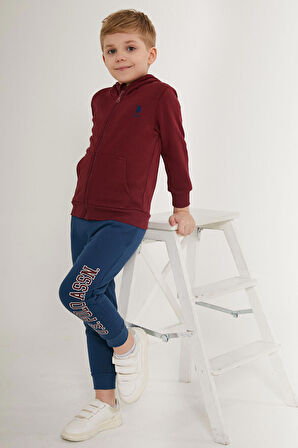 U.S. Polo Assn Kahverengi Erkek Çocuk Eşofman Takımı