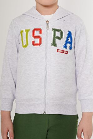 US1531 - Kar Melanj - U.S. Polo Assn. Erkek Çocuk Eşofman Takımı