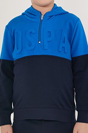 US1542 - Cobalt - U.S. Polo Assn. Erkek Çocuk Eşofman Takımı