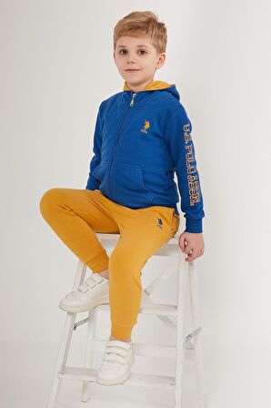 US1559 - Bordo - U.S. Polo Assn. Erkek Çocuk Eşofman Takımı