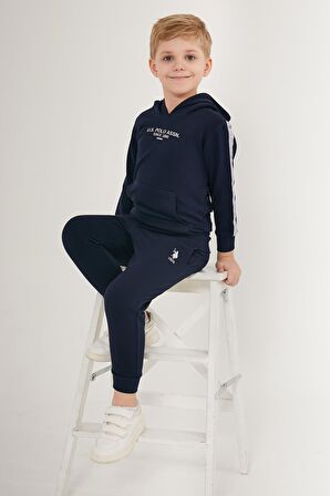 US1562 - Kına Rengi - U.S. Polo Assn. Erkek Çocuk Eşofman Takımı