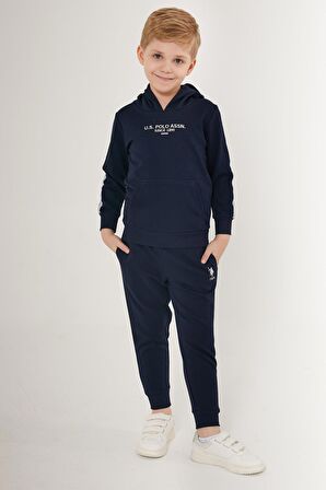 US1562 - Kına Rengi - U.S. Polo Assn. Erkek Çocuk Eşofman Takımı