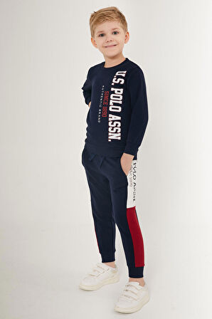 U.S. Polo Assn Sumptuous Lacivert Erkek Çocuk Eşofman Takımı