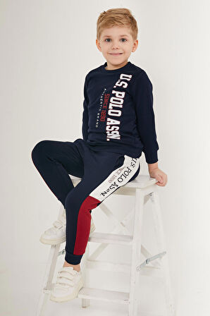 U.S. Polo Assn Sumptuous Lacivert Erkek Çocuk Eşofman Takımı