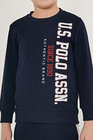 U.S. Polo Assn Sumptuous Lacivert Erkek Çocuk Eşofman Takımı