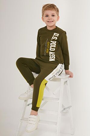 US1565 - Lacivert - U.S. Polo Assn. Erkek Çocuk Eşofman Takımı