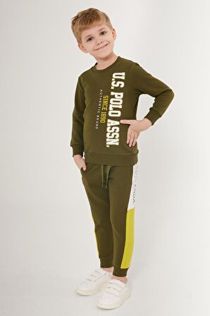 US1565 - Lacivert - U.S. Polo Assn. Erkek Çocuk Eşofman Takımı