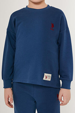 U.S. Polo Assn Sweats Mavi Erkek Çocuk Eşofman Takımı