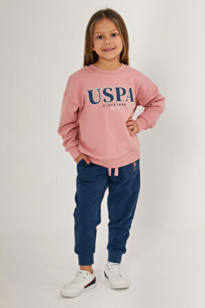 U.S. Polo Assn Club Pembe Kız Çocuk Eşofman Takımı