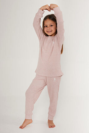 U.S. Polo Assn Star Girls Pembe Kız Çocuk Eşofman Takımı