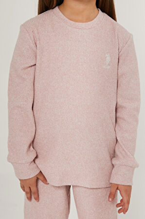 U.S. Polo Assn Star Girls Pembe Kız Çocuk Eşofman Takımı