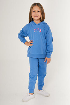 U.S. Polo Assn Light Mavi Kız Çocuk Eşofman Takımı