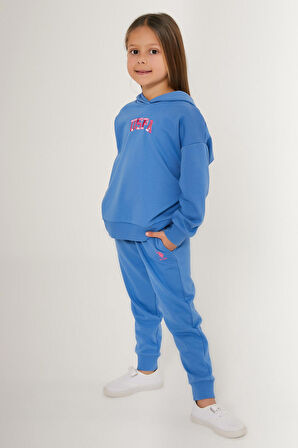 U.S. Polo Assn Light Mavi Kız Çocuk Eşofman Takımı