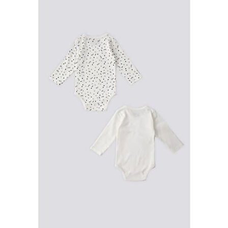 ERKEK BEBEK 2'Lİ UZUN KOLLU BODY SET