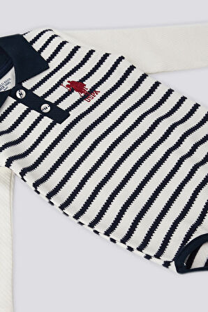 U.S. Polo Assn Lacivert Uzun Kol Bebek Body Zıbın