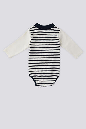 U.S. Polo Assn Lacivert Uzun Kol Bebek Body Zıbın