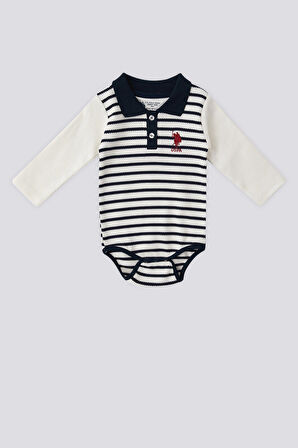 U.S. Polo Assn Lacivert Uzun Kol Bebek Body Zıbın