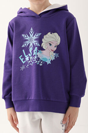 Frozen Mor Kız Çocuk Eşofman Takımı