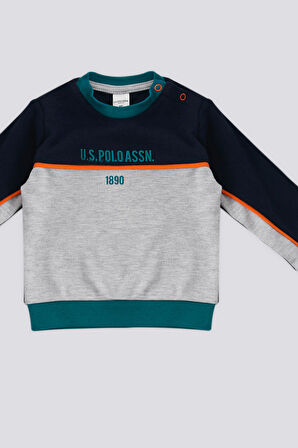 U.S. Polo Assn Lacivert Cepli Erkek Bebek 2 Li Takım