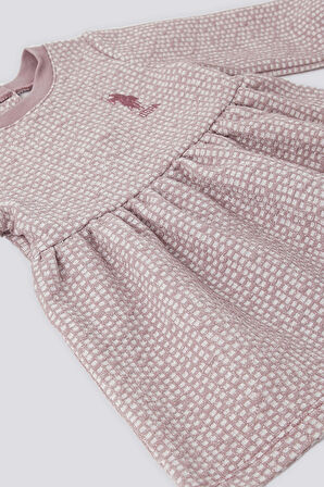 U.S. Polo Assn Pembe Saç Bantlı Bebek Elbise