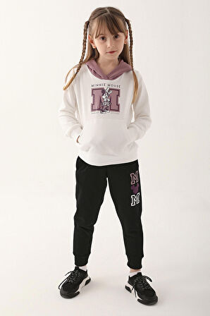 Minnie Mouse D4813-3 Çocuk  Krem Eşofman Takımı