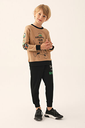 Mickey Mouse Vizon Erkek Çocuk Eşofman Takımı