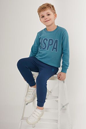 US1530 - Petrol - U.S. Polo Assn. Erkek Çocuk Eşofman Takımı