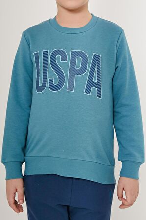 US1530 - Petrol - U.S. Polo Assn. Erkek Çocuk Eşofman Takımı