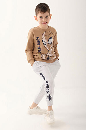 Spiderman Vizon Erkek Çocuk Eşofman Takımı