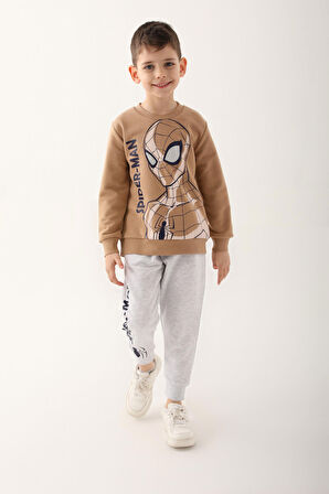 Spiderman Vizon Erkek Çocuk Eşofman Takımı