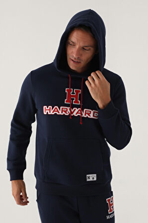 Harvard Lacivert Erkek Sweatshirt