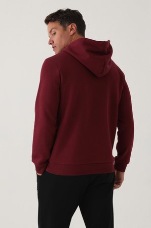 Harvard Koyu Kızıl Kahve Erkek Sweatshirt