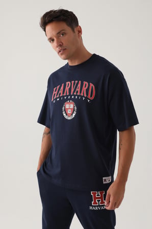 Harvard Erkek Lacivert Erkek Tshirt